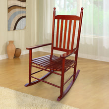 Load image into Gallery viewer, wooden porch rocker chair Brown