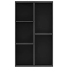 Load image into Gallery viewer, Book Cabinet/Sideboard Black 17.7&quot;x9.8&quot;x31.5&quot; Chipboard