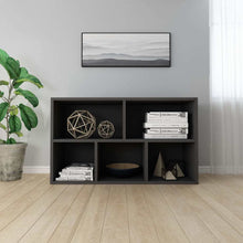 Load image into Gallery viewer, Book Cabinet/Sideboard Black 17.7&quot;x9.8&quot;x31.5&quot; Chipboard