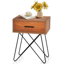 Load image into Gallery viewer, Industrial Style Coffee Table Storage Display Nightstand