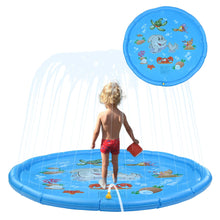 Load image into Gallery viewer, Splash Pad Large Sprinkler Play Mat Fun for Kids, Thicker Summer Outdoor Water Toys Toddler Pool for 3-12 Years Old Children Boys &amp; Girls