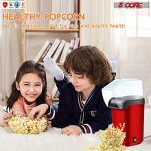 Load image into Gallery viewer, Popcorn Machine Hot Air Electric Popper Kernel Corn Maker Bpa Free No Oil 5 Core POP