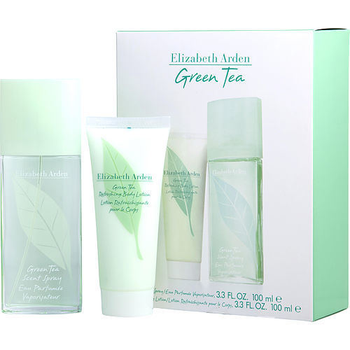 GREEN TEA by Elizabeth Arden EAU DE PARFUM SPRAY 3.3 OZ & BODY LOTION 3.3 OZ