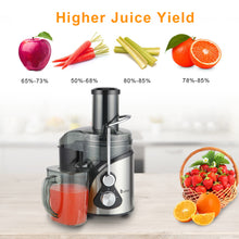 Load image into Gallery viewer, Juicer Machine Stainless Steel Large Diameter 1000Ml Juice Cup 1500Ml Pomace Cup Third Gear Electric Juicer