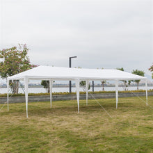 Load image into Gallery viewer, Heavy Duty Canopy Event Tent-10&#39;x30&#39; Outdoor White Gazebo Party Wedding Tent, Sturdy Steel Frame Shelter w/5 Removable Sidewalls Waterproof Sun Snow